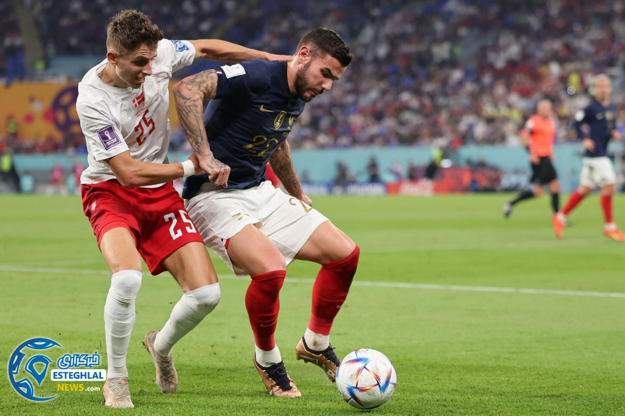 فرانسه 2-1 دانمارک&nbsp;