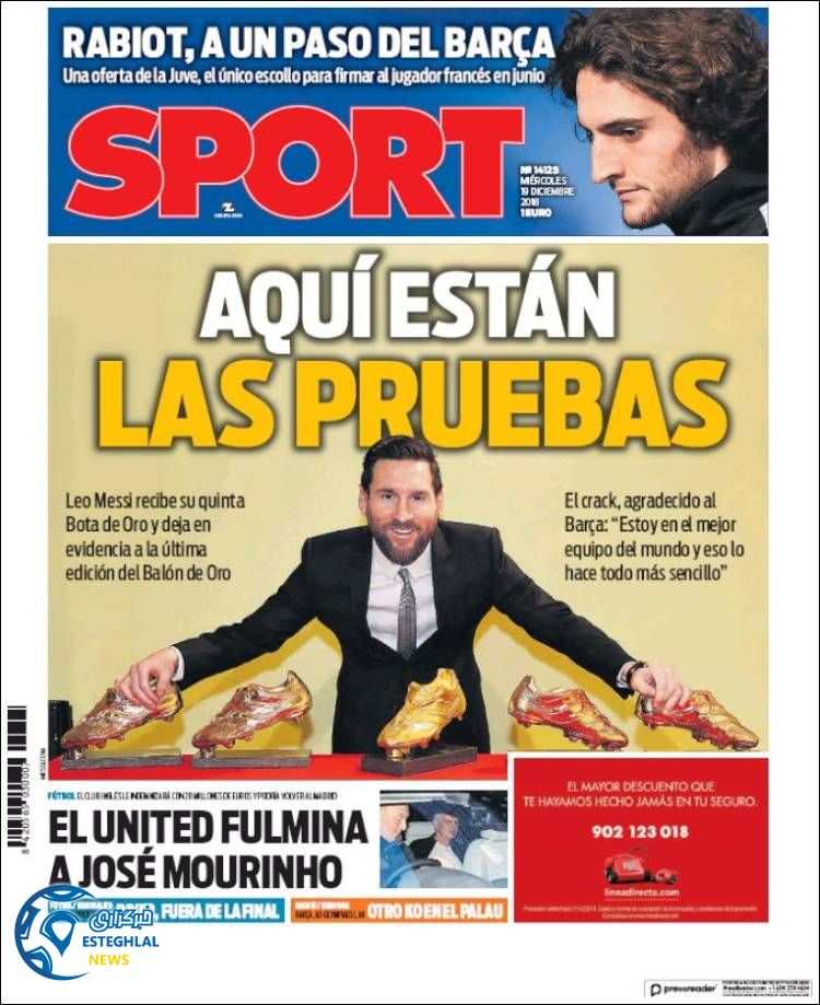 روزنامه ورزشی اسپورت چهارشنبه 28 آذر 1397