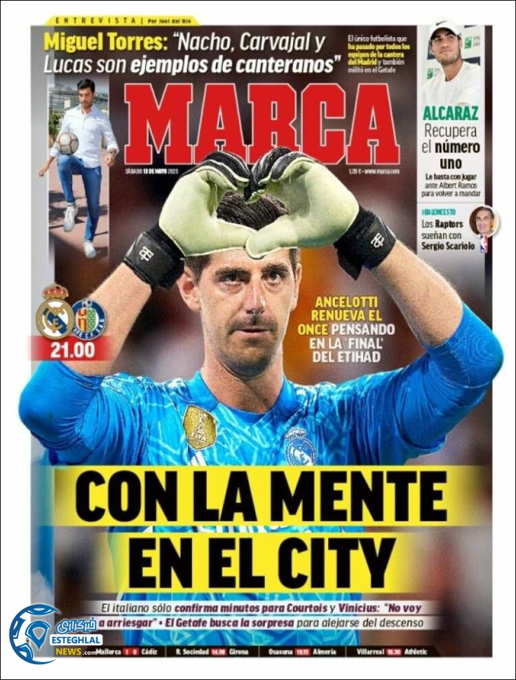 روزنامه ورزشی مارکا شنبه 23 اردیبهشت 1402 