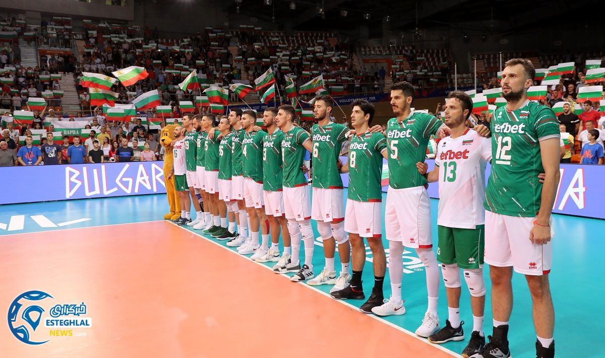 دیدار تیم های ملی والیبال بلغارستان و ایران