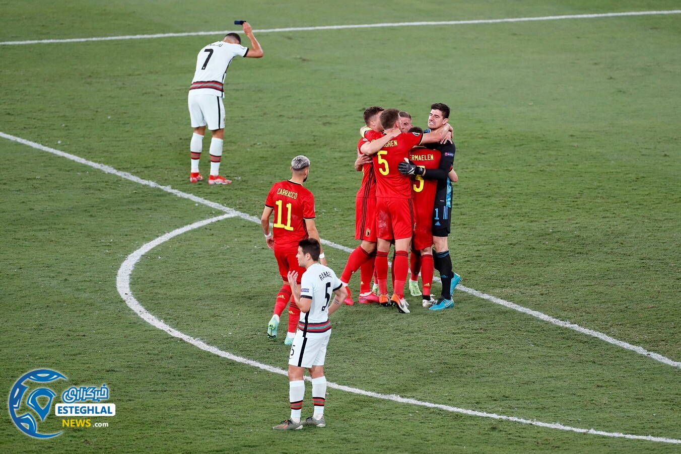 بلژیک 1-0 پرتغال