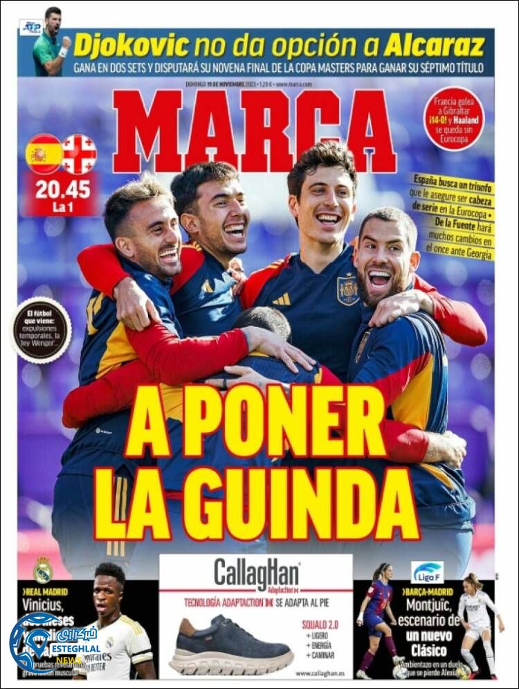 روزنامه ورزشی مارکا یکشنبه 28 آبان 1402 