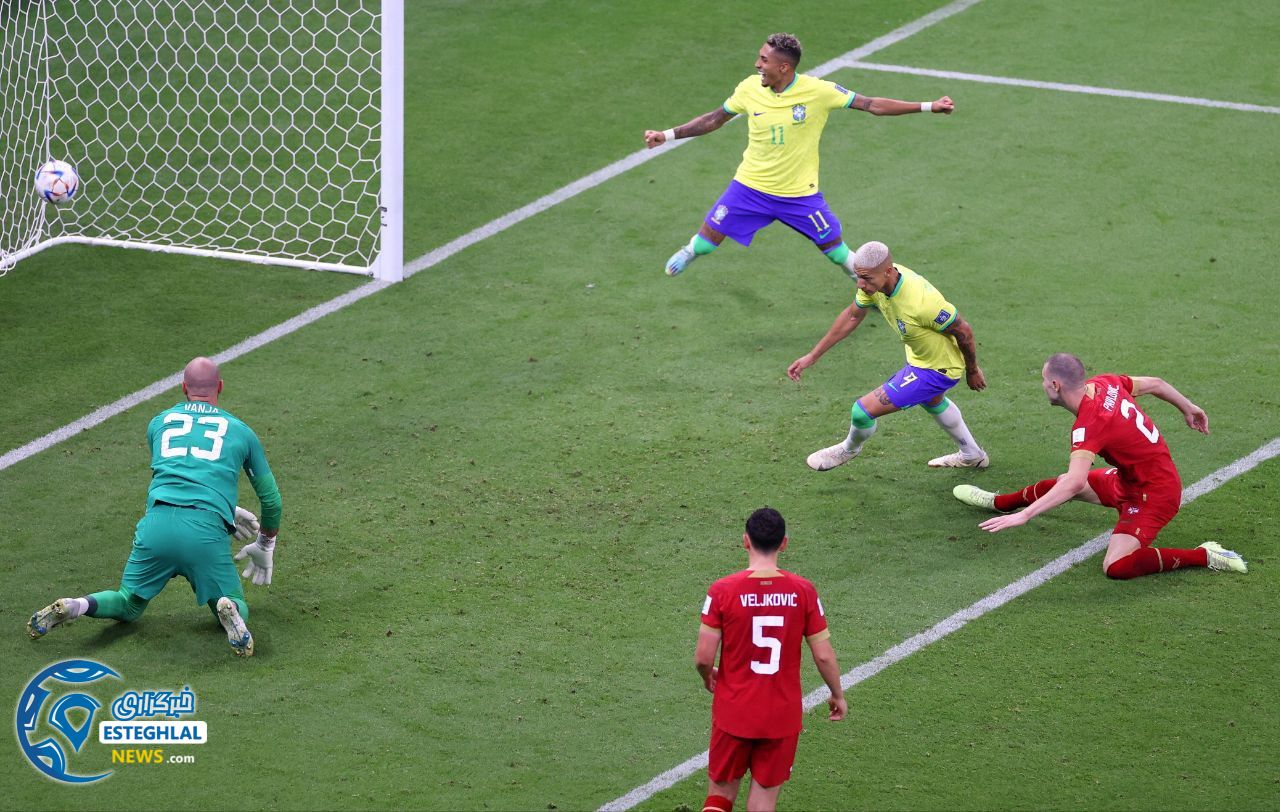 برزیل 2-0 صربستان