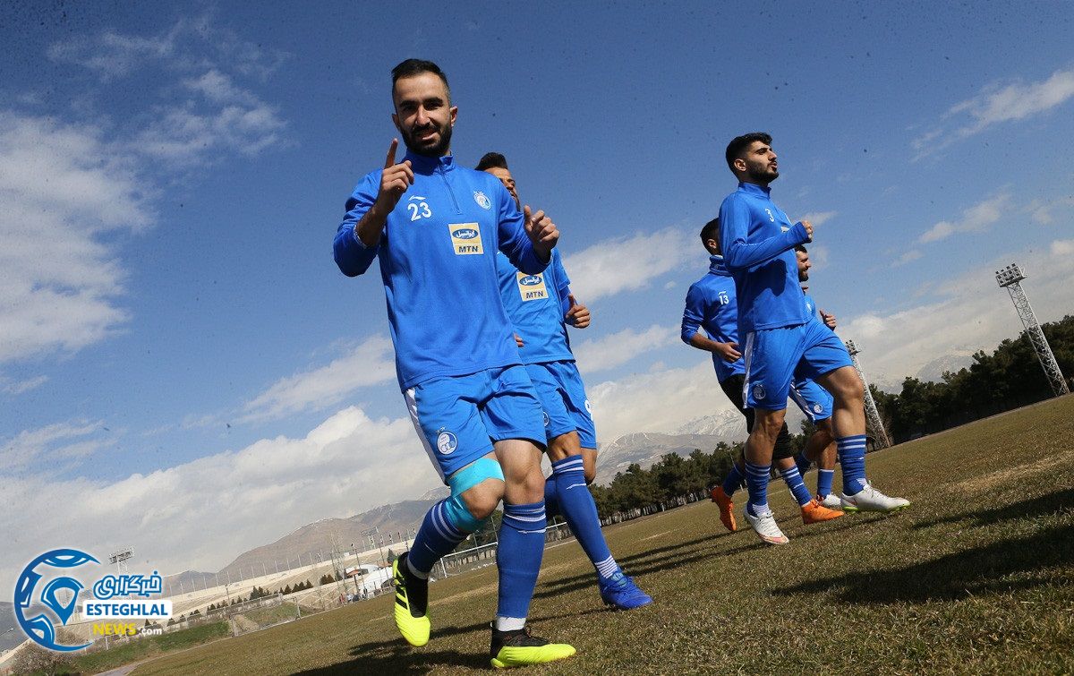 تمرین استقلال 19 دی ماه 97