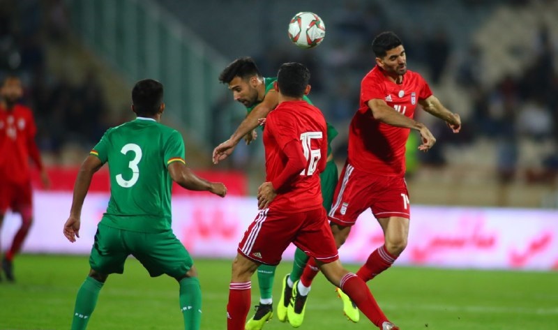 دیدار تیم ملی فوتبال ایران و بولیوی