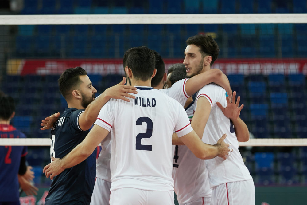 دیدار تیم های ملی والیبال چین تایپه و ایران