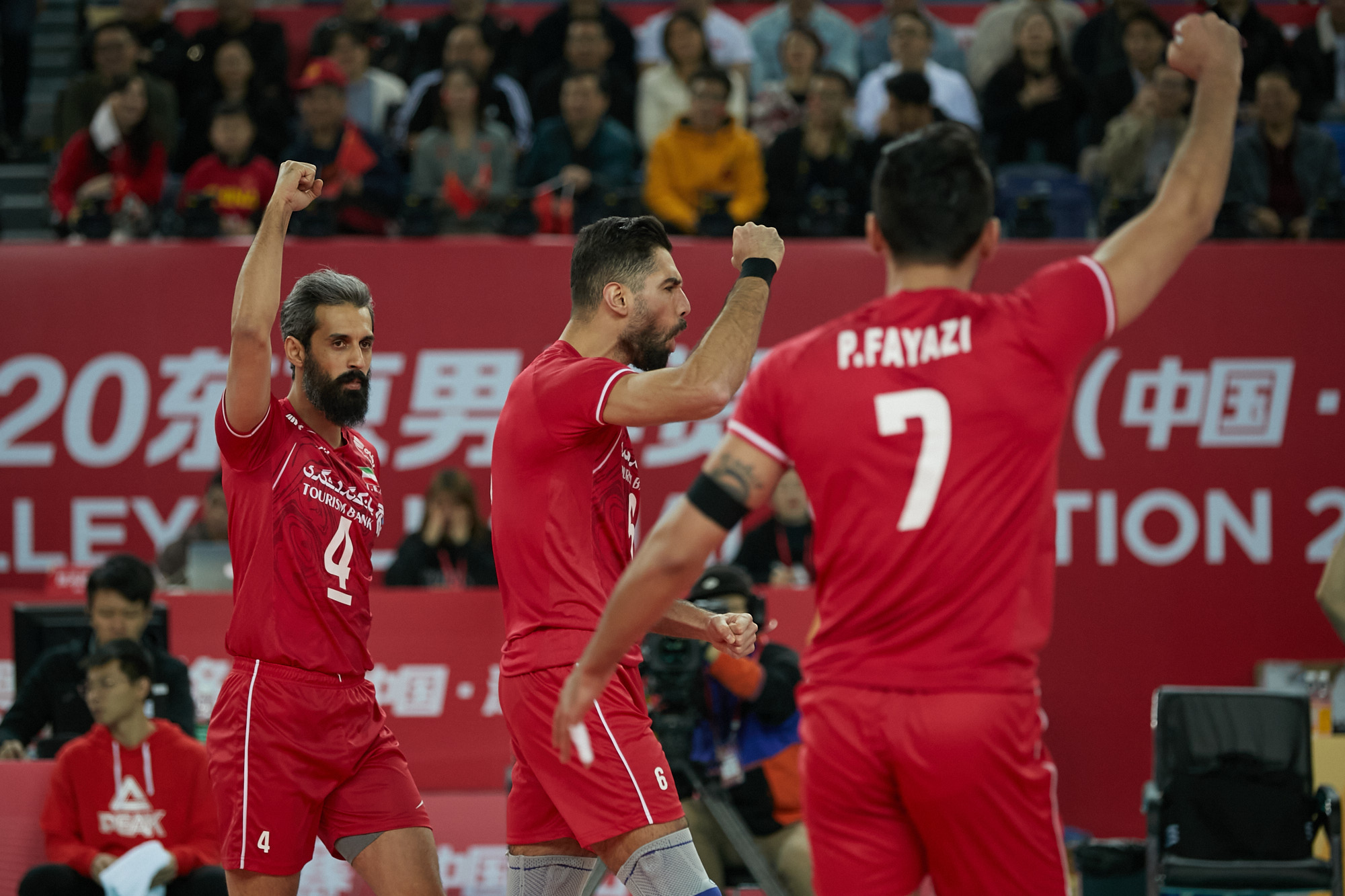 دیدار تیم های ملی والیبال چین و ایران 
