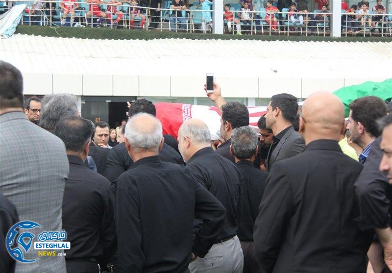 مراسم تشییع پیکر مجید غلام نژاد