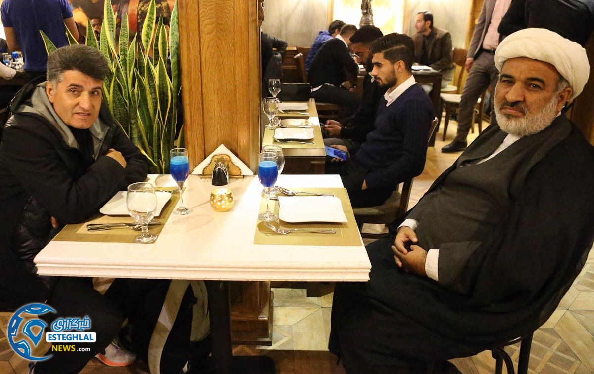 ضیافت شام استقلالی ها قبل از مصاف با العین امارات