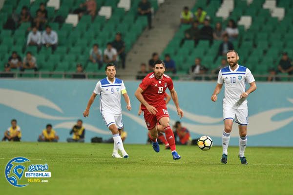 بازی تیم ملی ایران مقابل ازبکستان