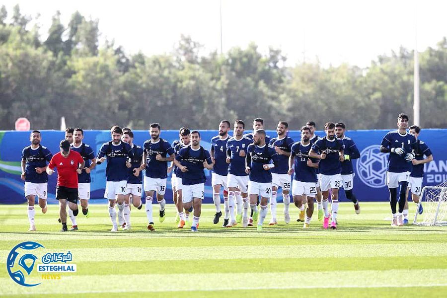 تمرین تیم ملی فوتبال در امارات پیش از دیداز با ویتنام 