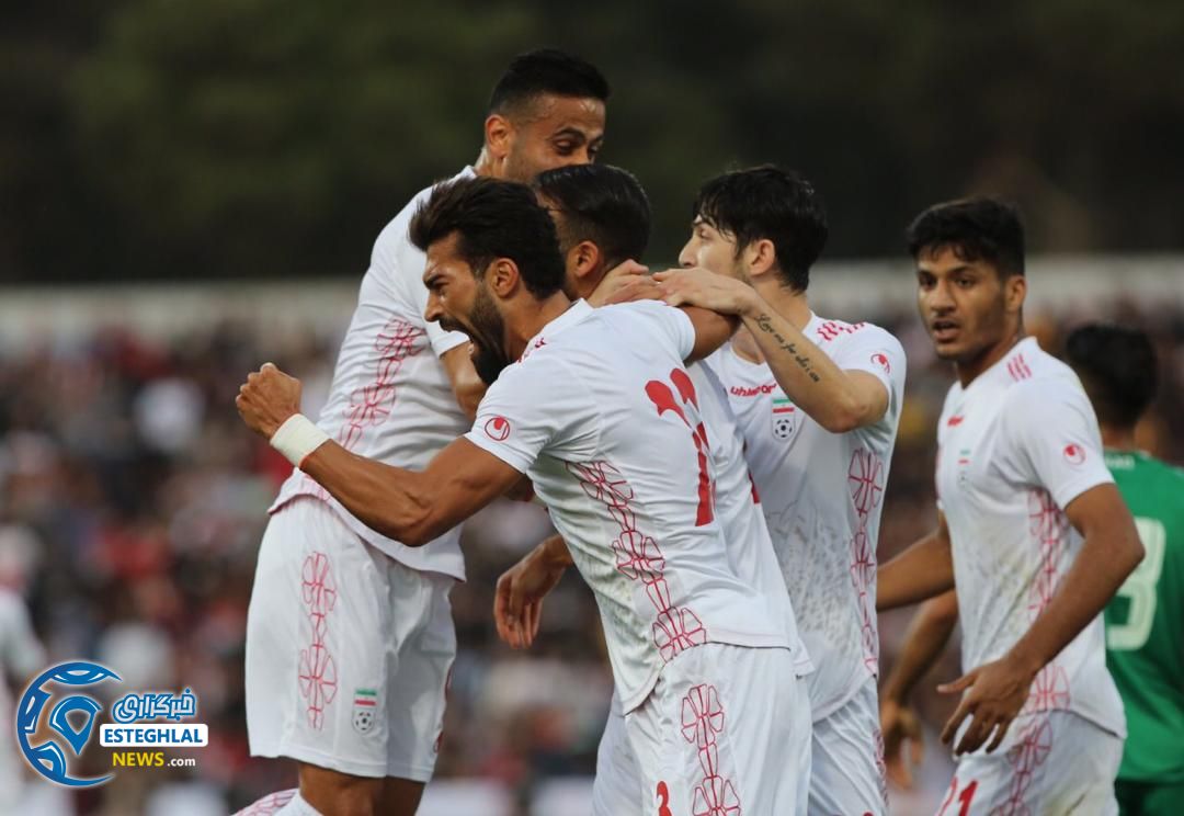 دیدار تیم ملی فوتبال عراق و ایران