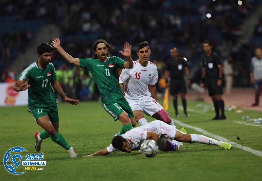 دیدار تیم ملی فوتبال عراق و ایران