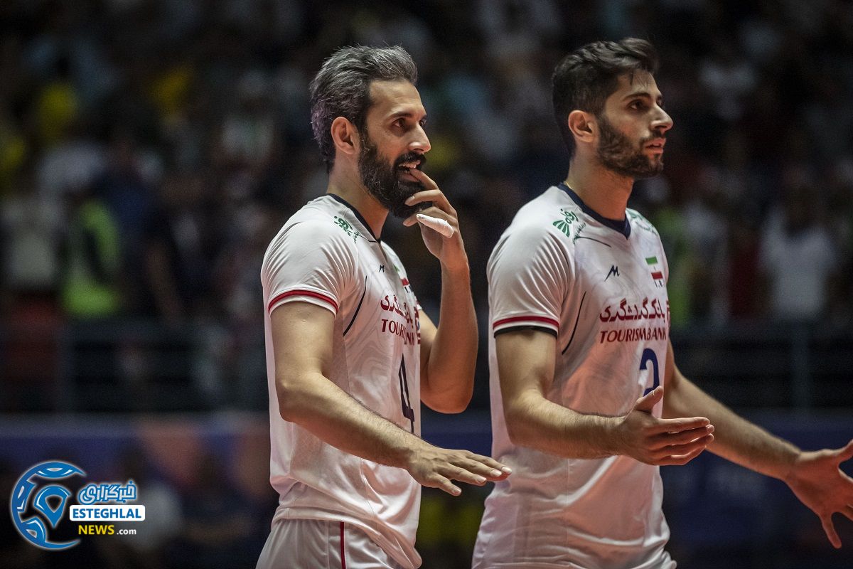 دیدار تیم های ملی والیبال ایران و پرتغال