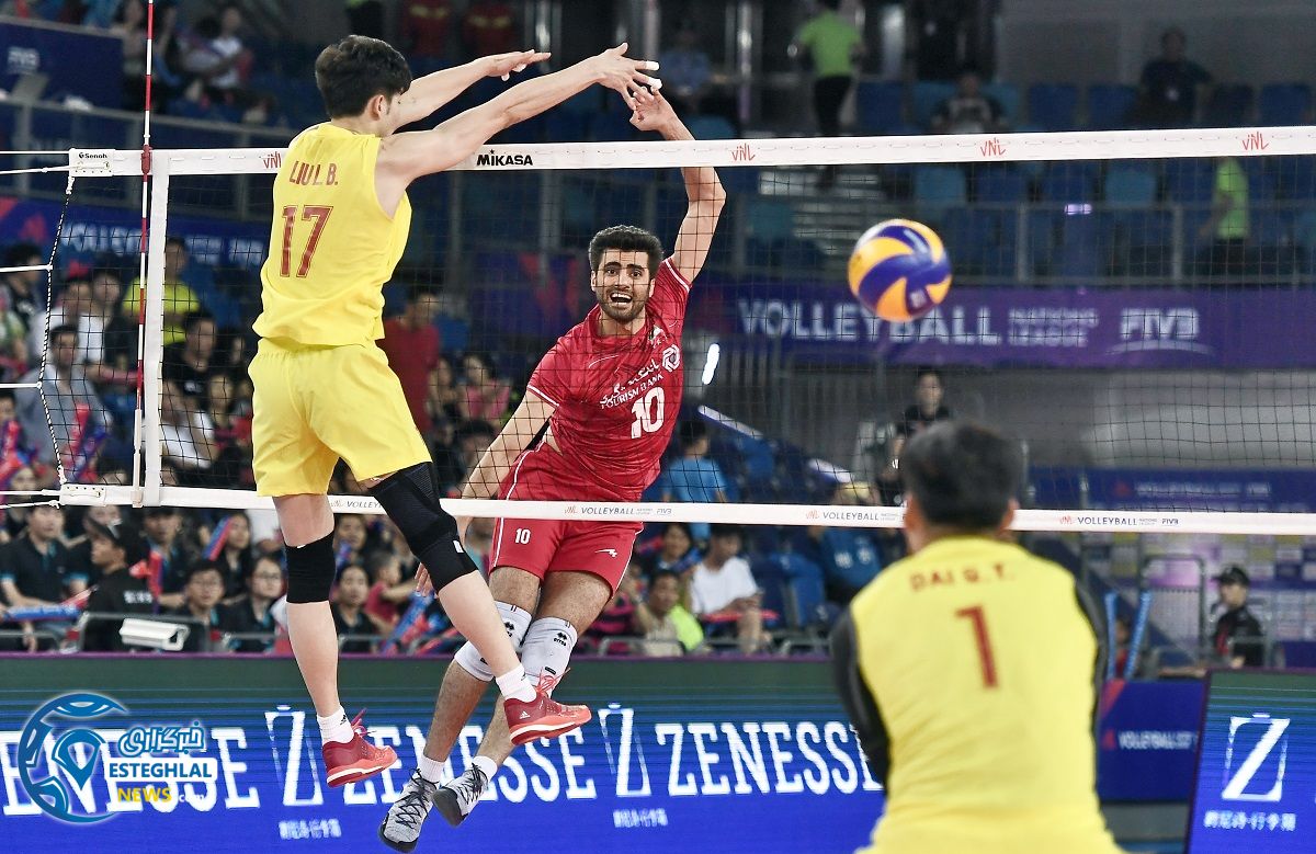 دیدار تیم ملی والیبال چین و ایران