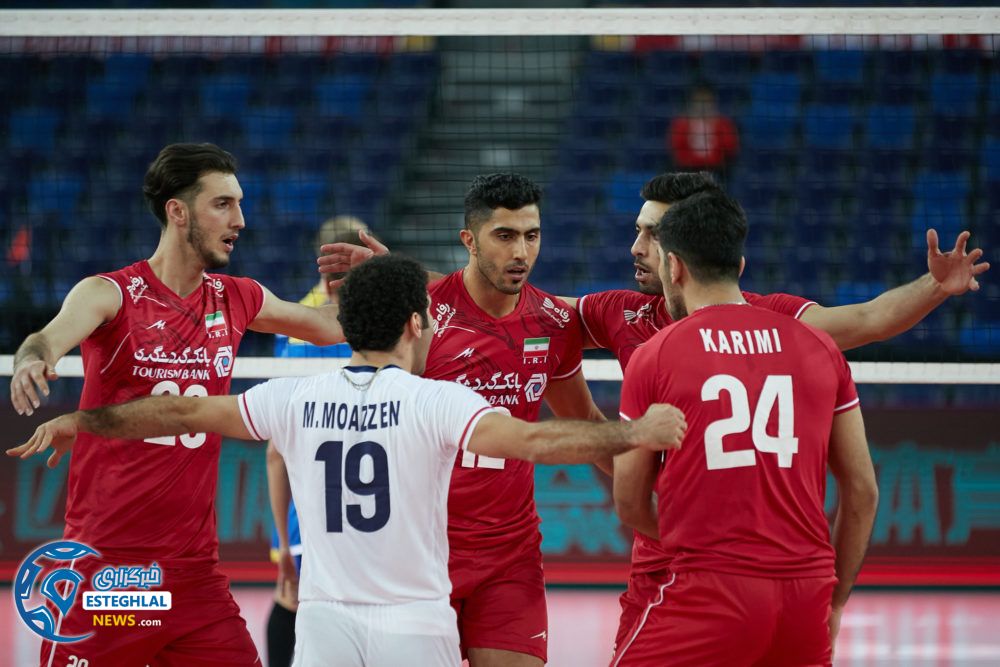 دیدار تیم های ملی والیبال قزاقستان و ایران