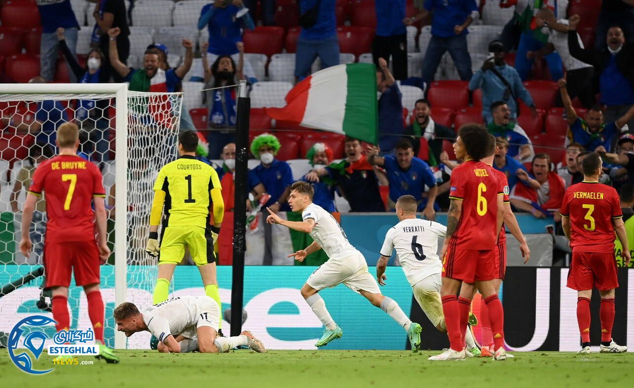 بلژیک 1-2 ایتالیا